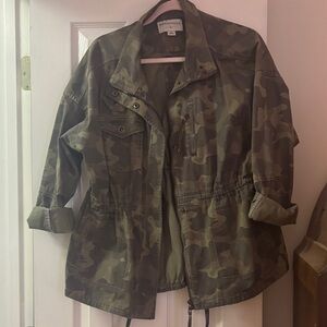 Anthropologie Camo Utility Jacket - size XL {brand Marrakech}